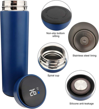 Smart Temperature Thermos Bottle - 500ml