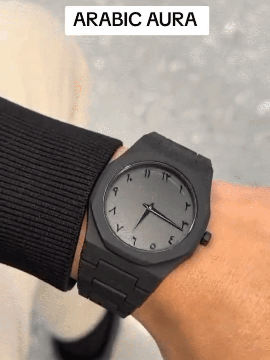 Aura Noir Quartz Watch